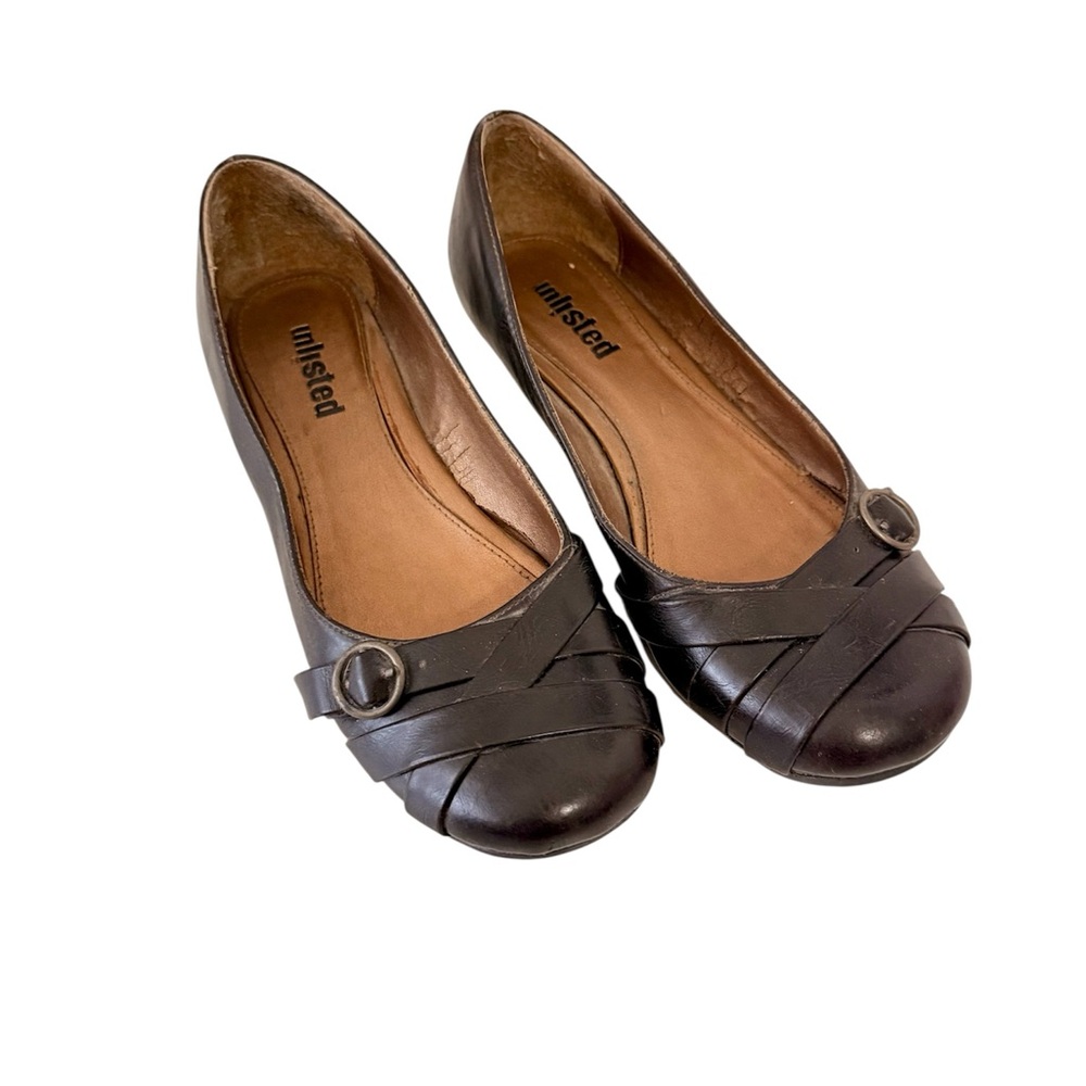 Unlisted Women's Dark Brown Round Toe Mary Jane Flat Casual Shoes size 8